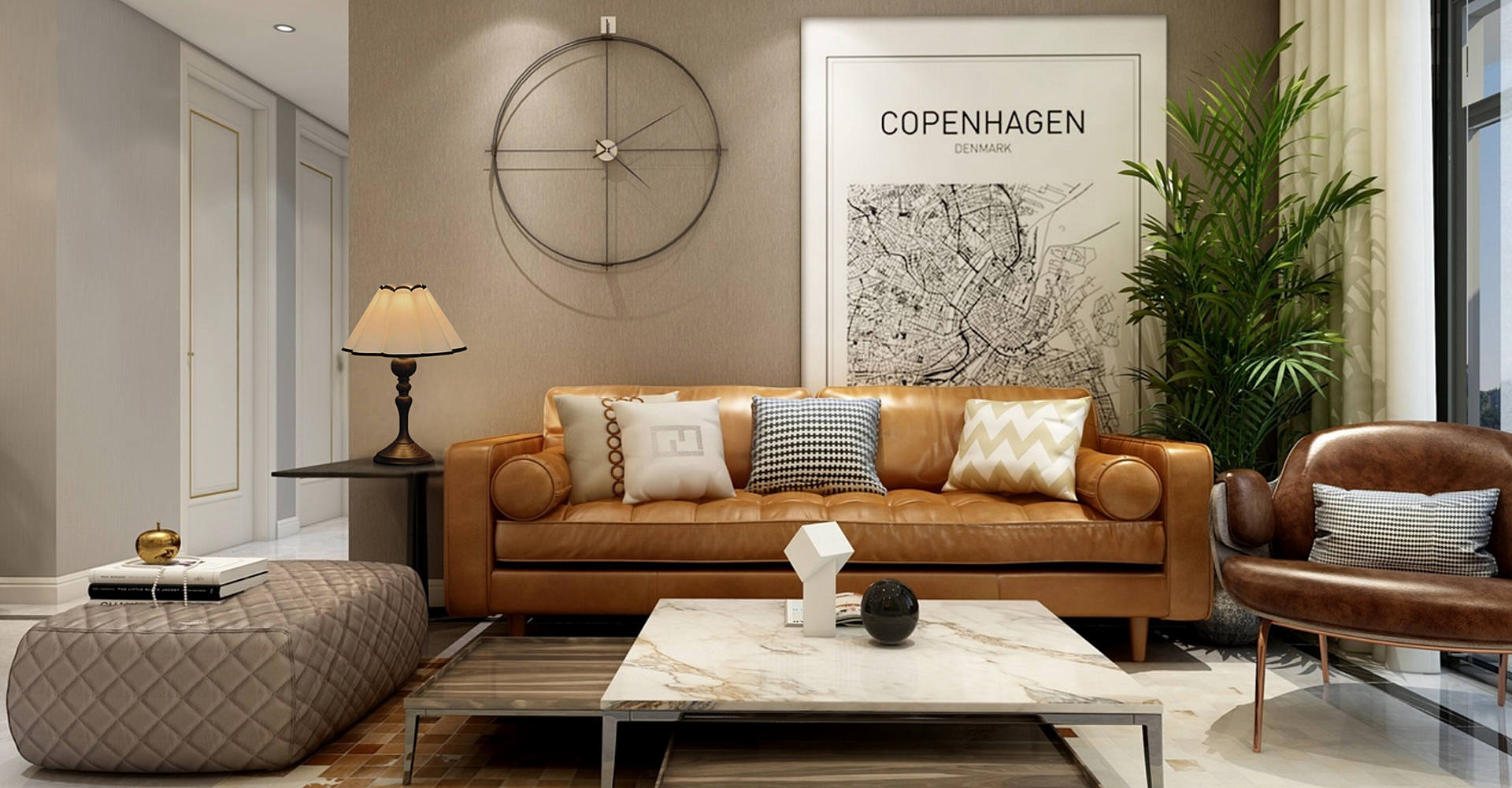 Lampes de style moderne du milieu du siècle VS lampes modernes : contraste de lumière et d'ombre