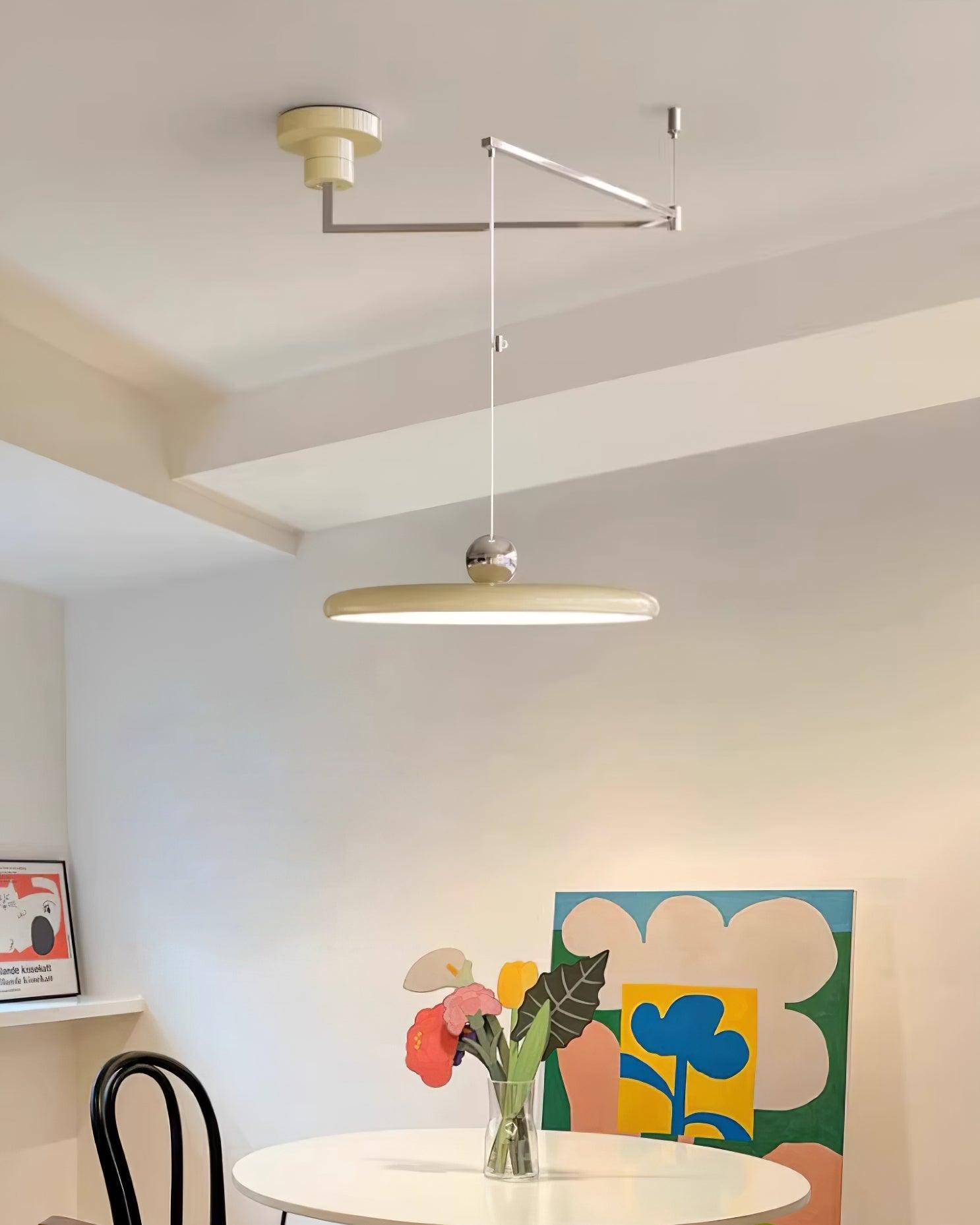 Adjustable Articulated Arm Metal Pendant Light