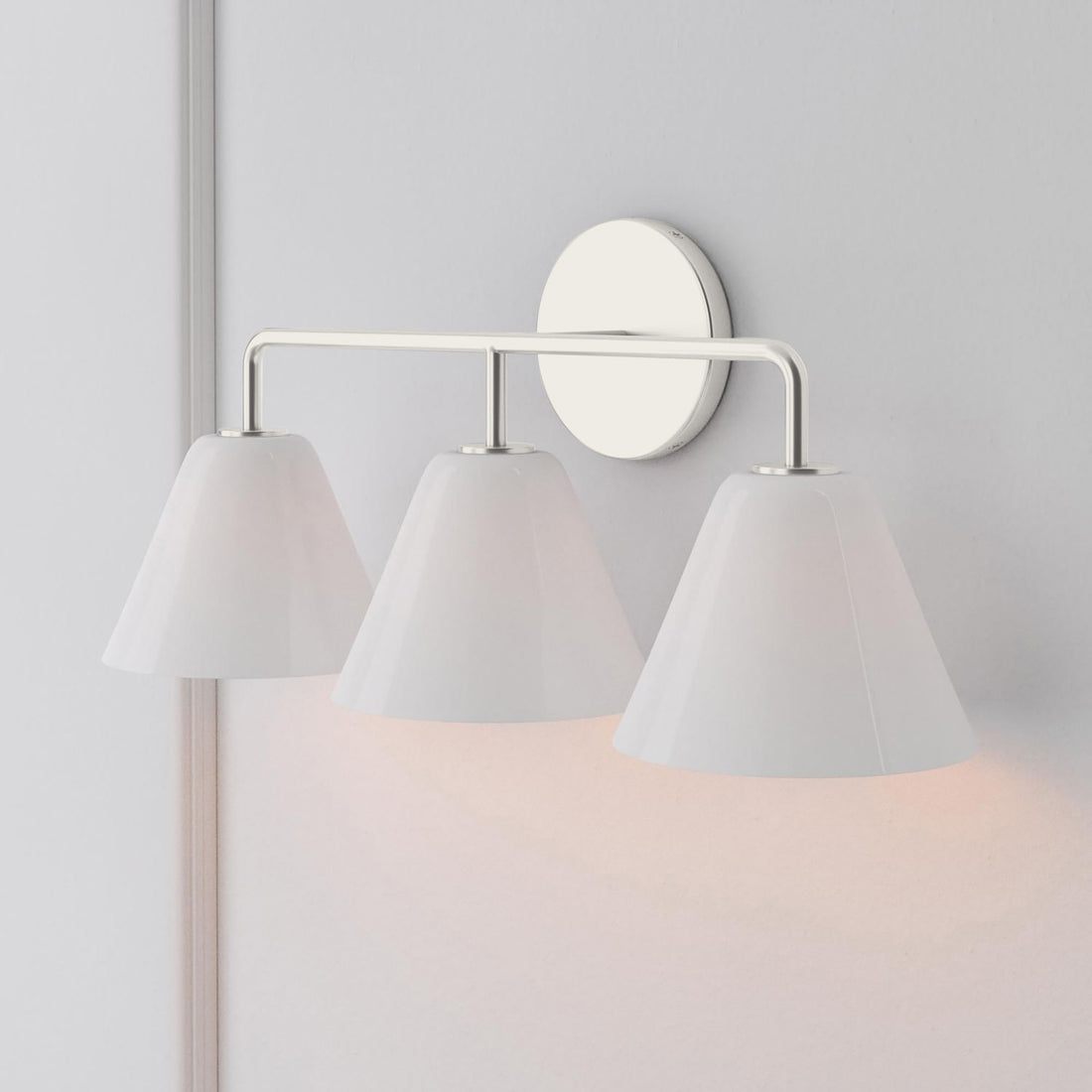 Applique murale Conica Cone - Éclairage moderne en verre à 1, 2 ou 3 lumières