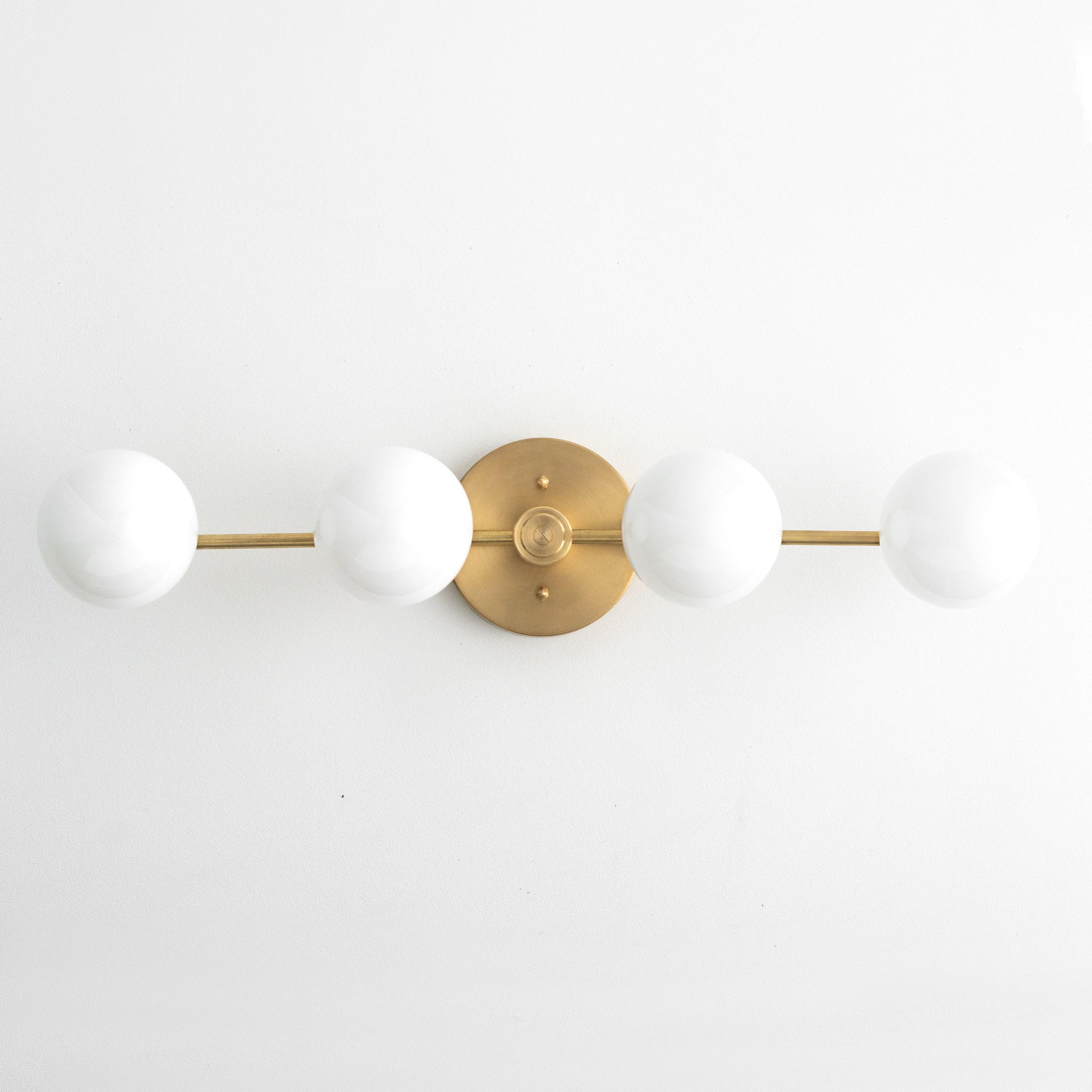 Glorica Glass Long Vanity Light - Modern Minimalist Wall Sconce Design