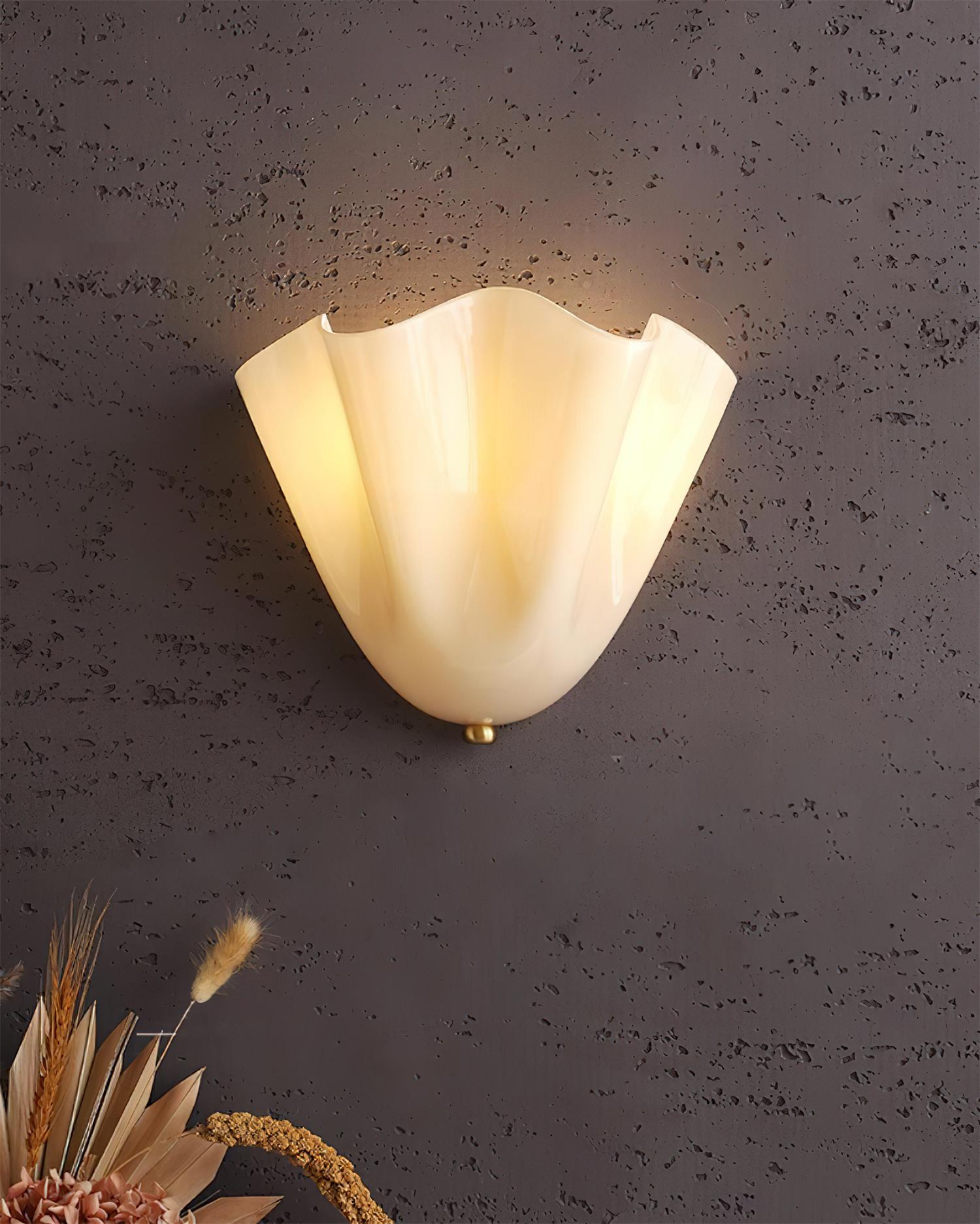 Bellina Modern Wall Light - Artisanal Glass Vera Lamp for Interior Decor