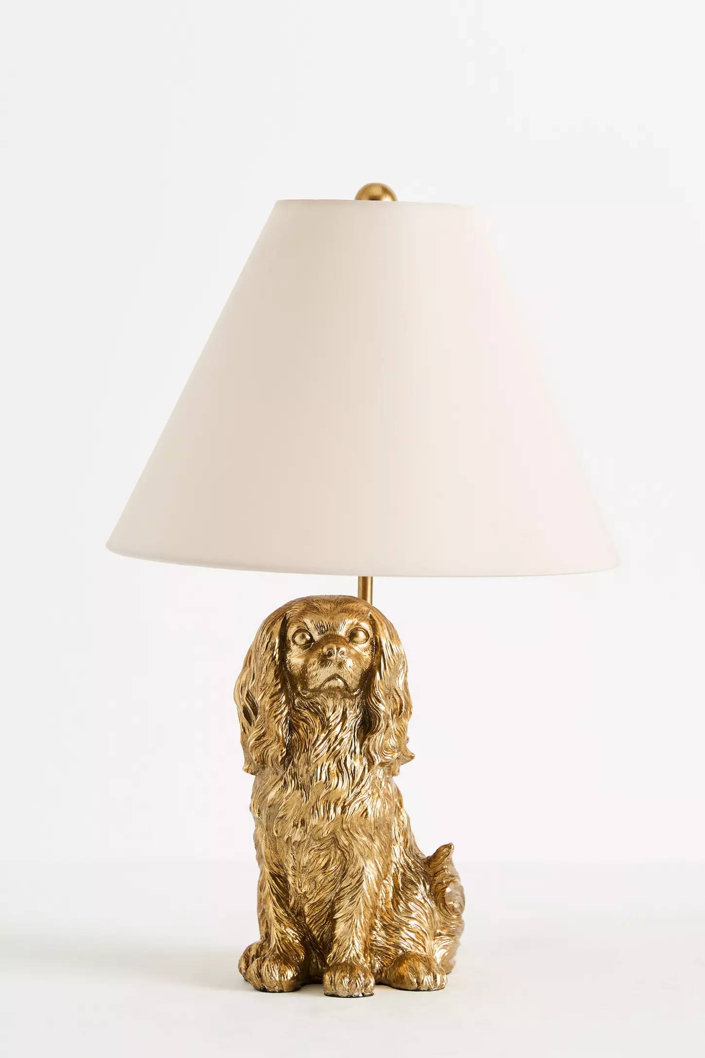 Pawdia Fabric Decorative Table Lamp - Animal Sculpture Bedside Lamp