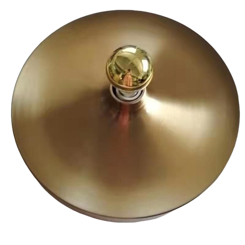 Plafonnier disque élégant de l'ère spatiale, chrome, or, blanc, noir, non dimmable