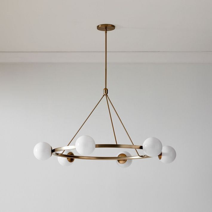 Brelia Round Light Chandelier - Modern Globe Chandelier in Stylish Design