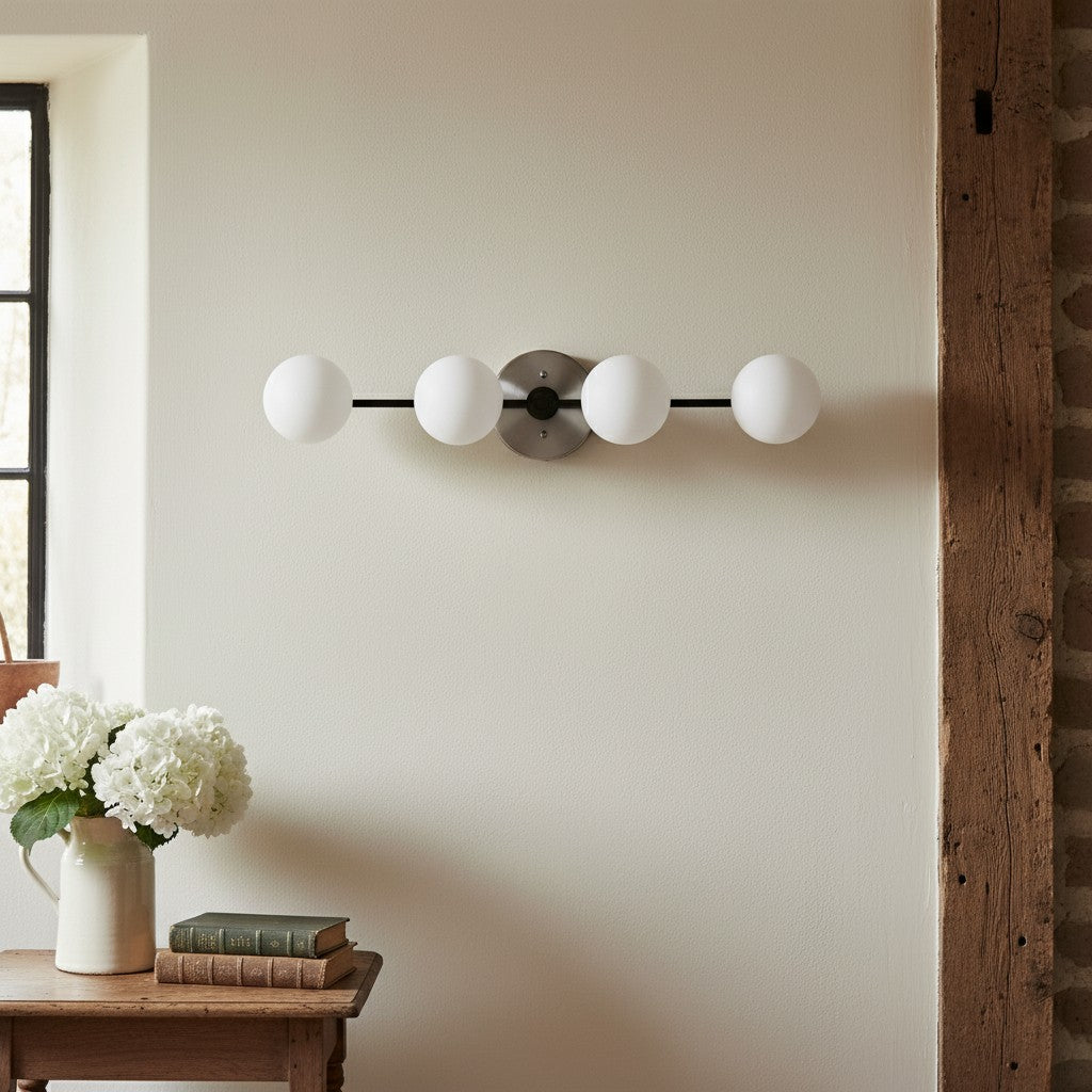 Glorica Glass Long Vanity Light - Modern Minimalist Wall Sconce Design