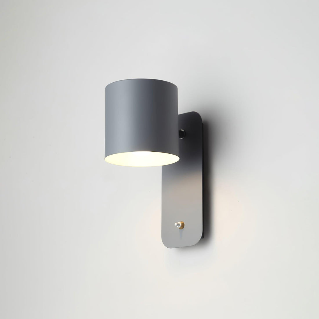 Applique murale cylindrique rotative — Éclairage d'intérieur minimaliste en métal