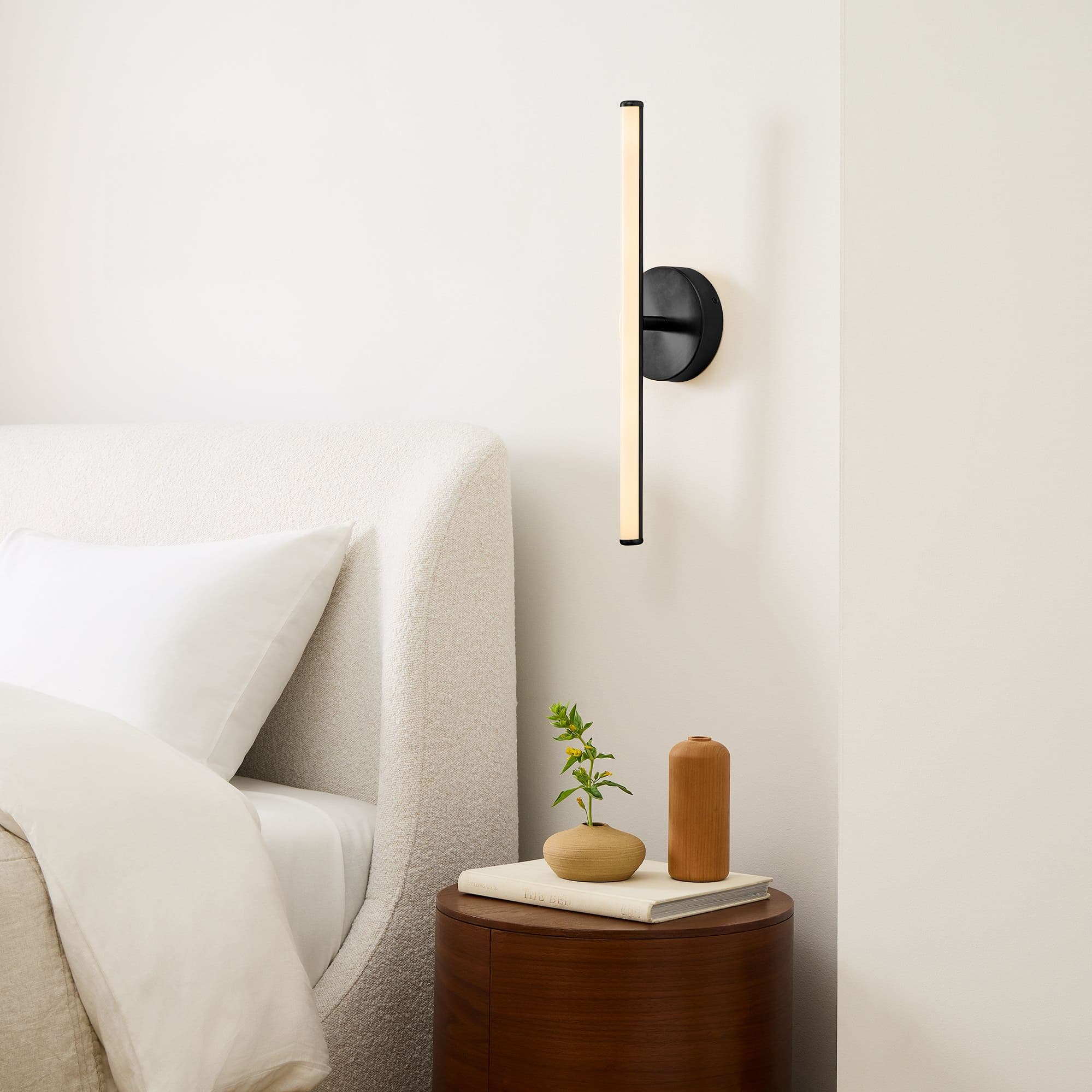 Voro Modern LED Wall Sconce - Metal Bathroom & Hallway Lighting Fixture
