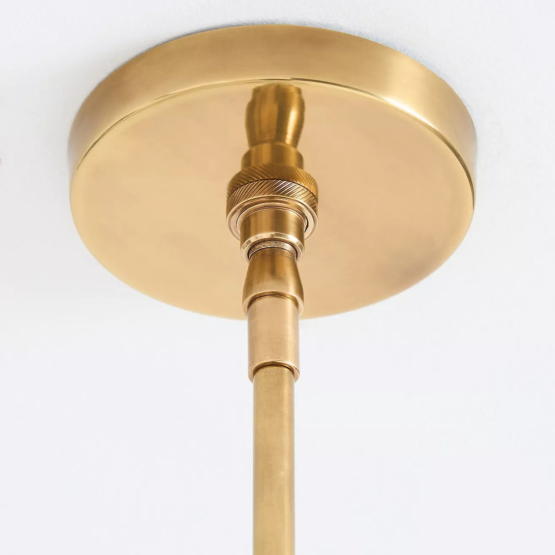 Foldray Modern Leather Pendant Light - Scalloped Edge Lamp for Hallway
