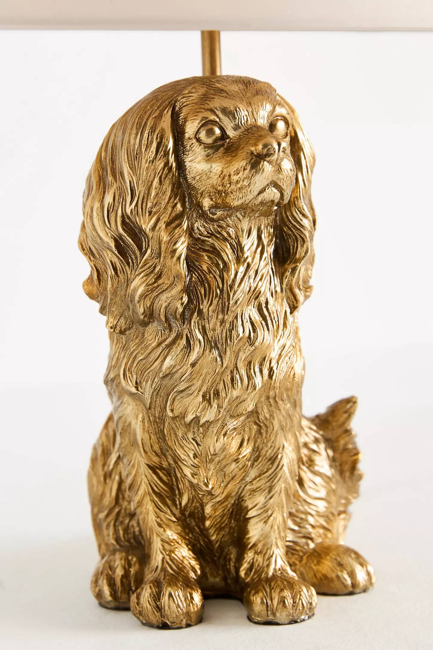 Pawdia Fabric Decorative Table Lamp - Animal Sculpture Bedside Lamp