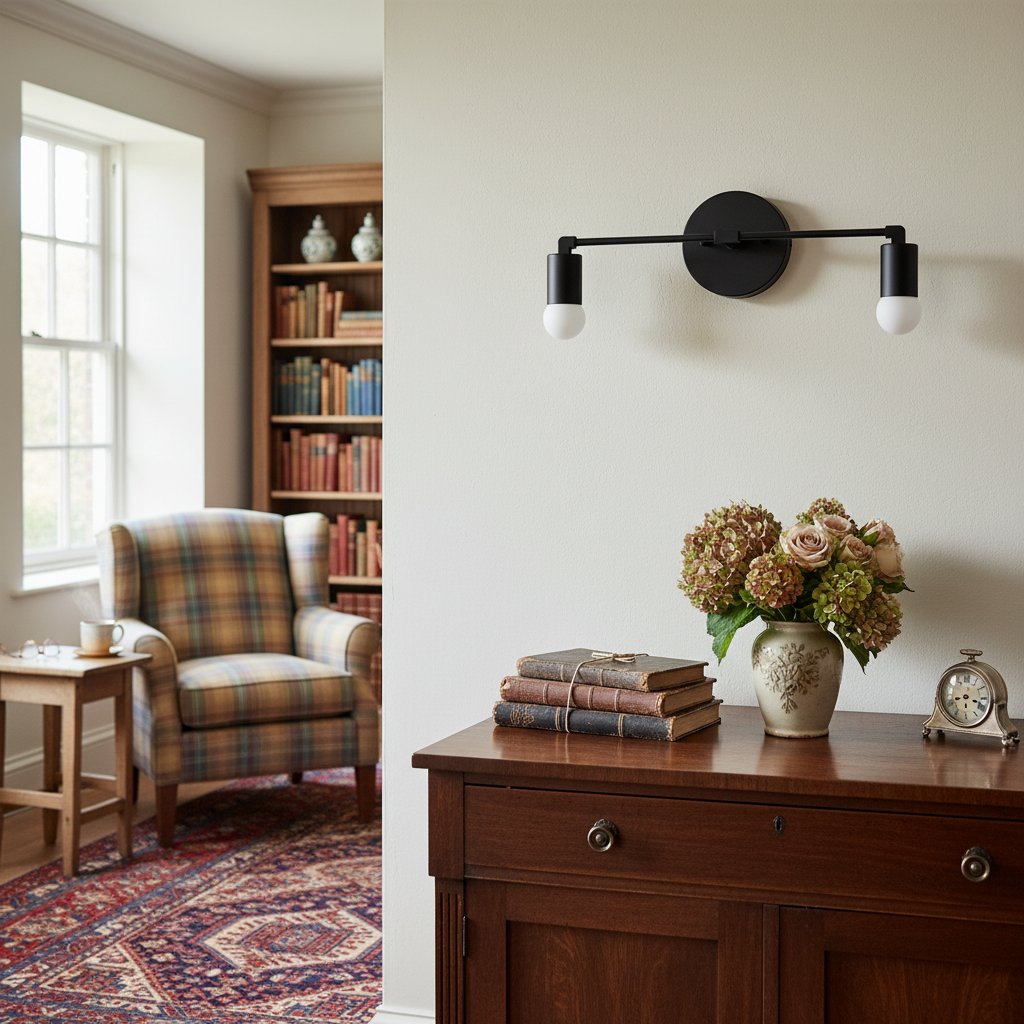 Mobilux Line industrial Bathroom Vanity Light - Minimalist Wall Sconce - Elegant Fixture