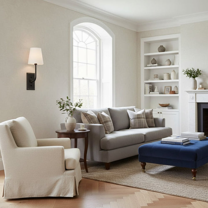 VistaGlow Industrial Metal Wall Lamp - Modern Double Sconce