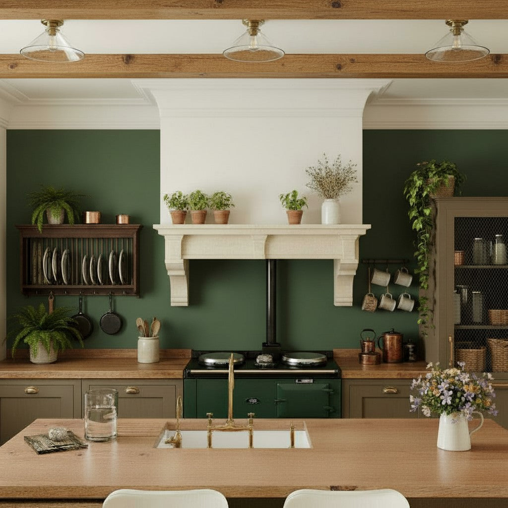 Aurenza Timeless Flush Mount Light - Farmhouse Design with Simple Elegant Charm