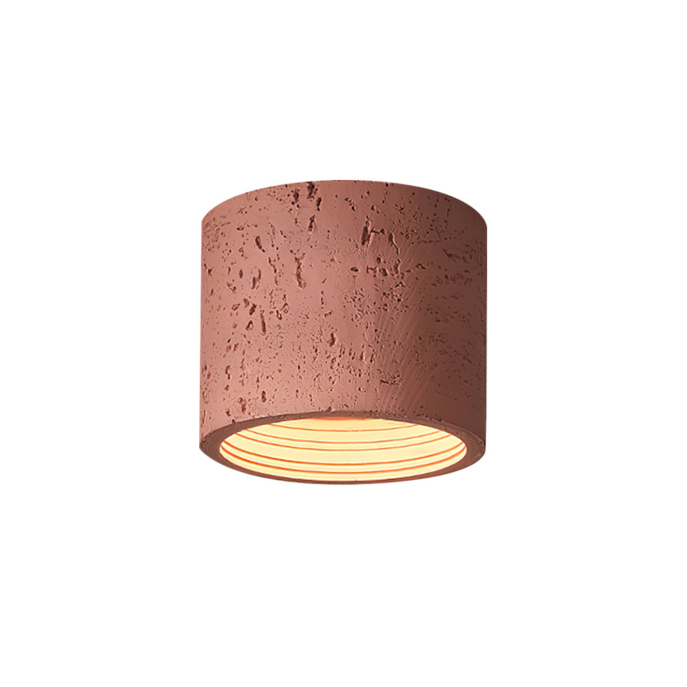 Contemporary Interior Design Solution in Brick Red