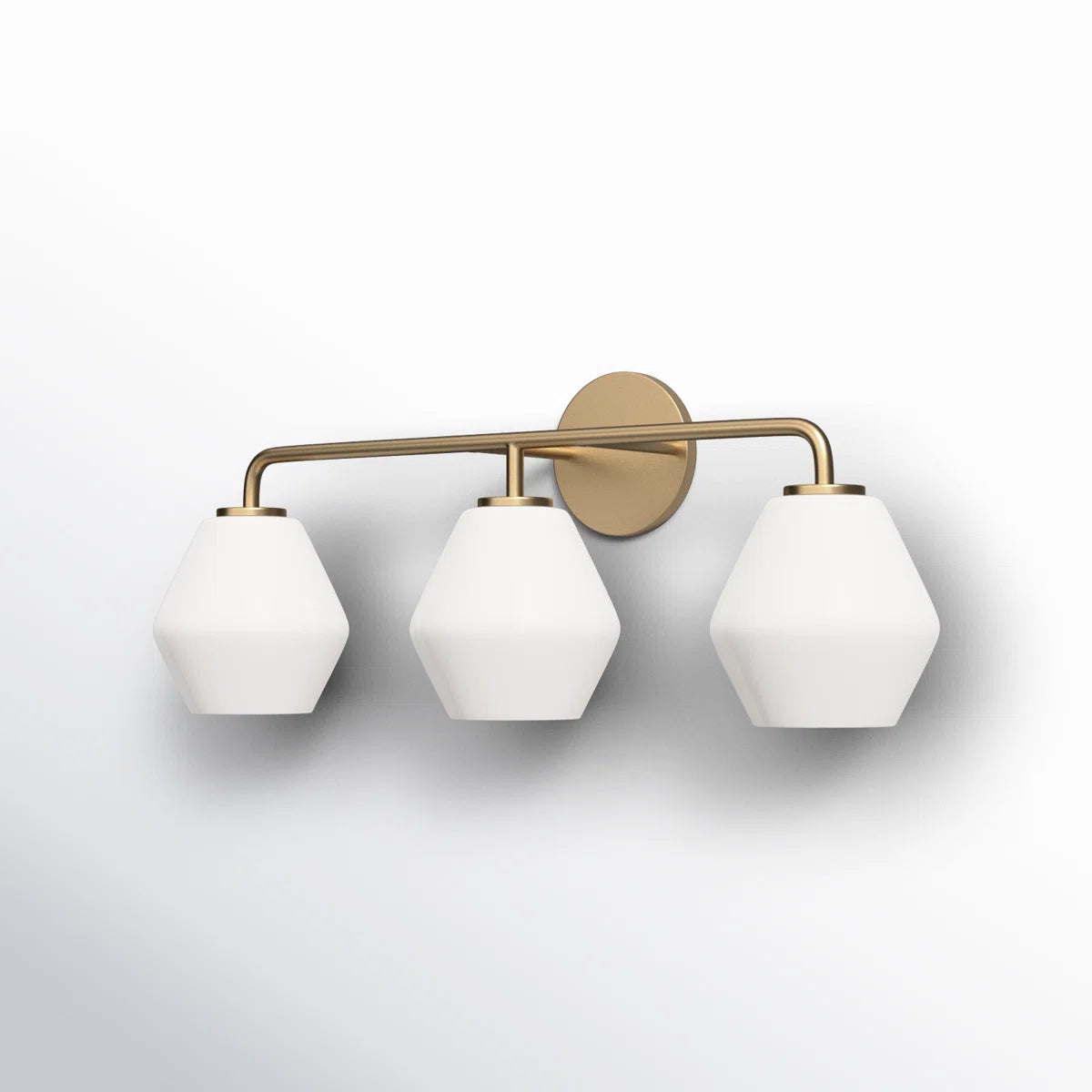 Merin Multi Head Dressing Table Wall Lamp - Metal And Glass Sculptural Lamp