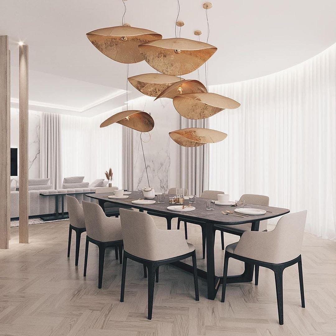 Hammered Brass Suspension Light