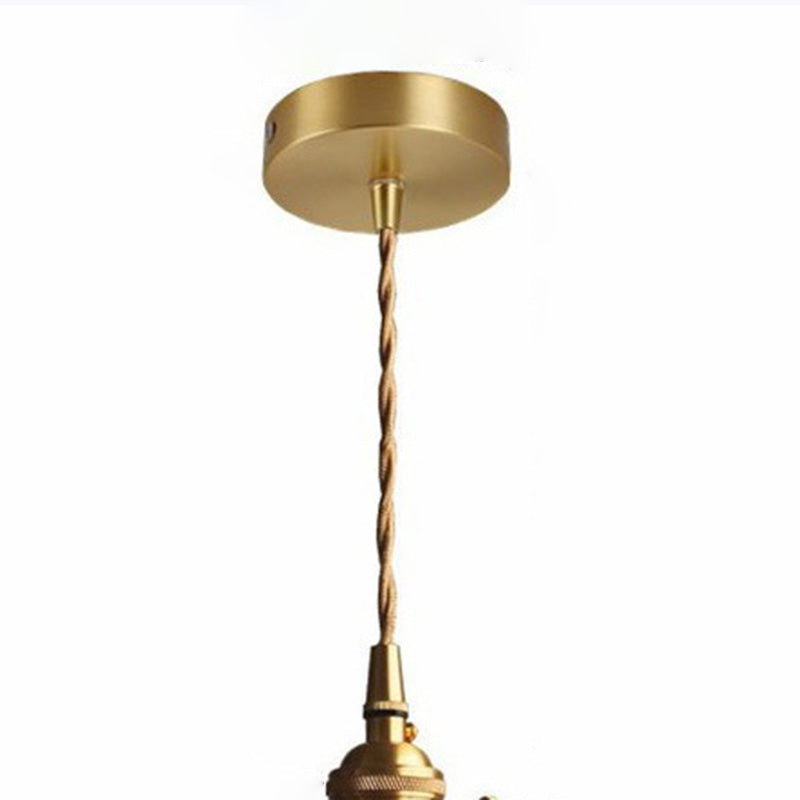 Suspension traditionnelle vintage carrée rectangulaire en verre ondulé à 1 ampoule pour salon