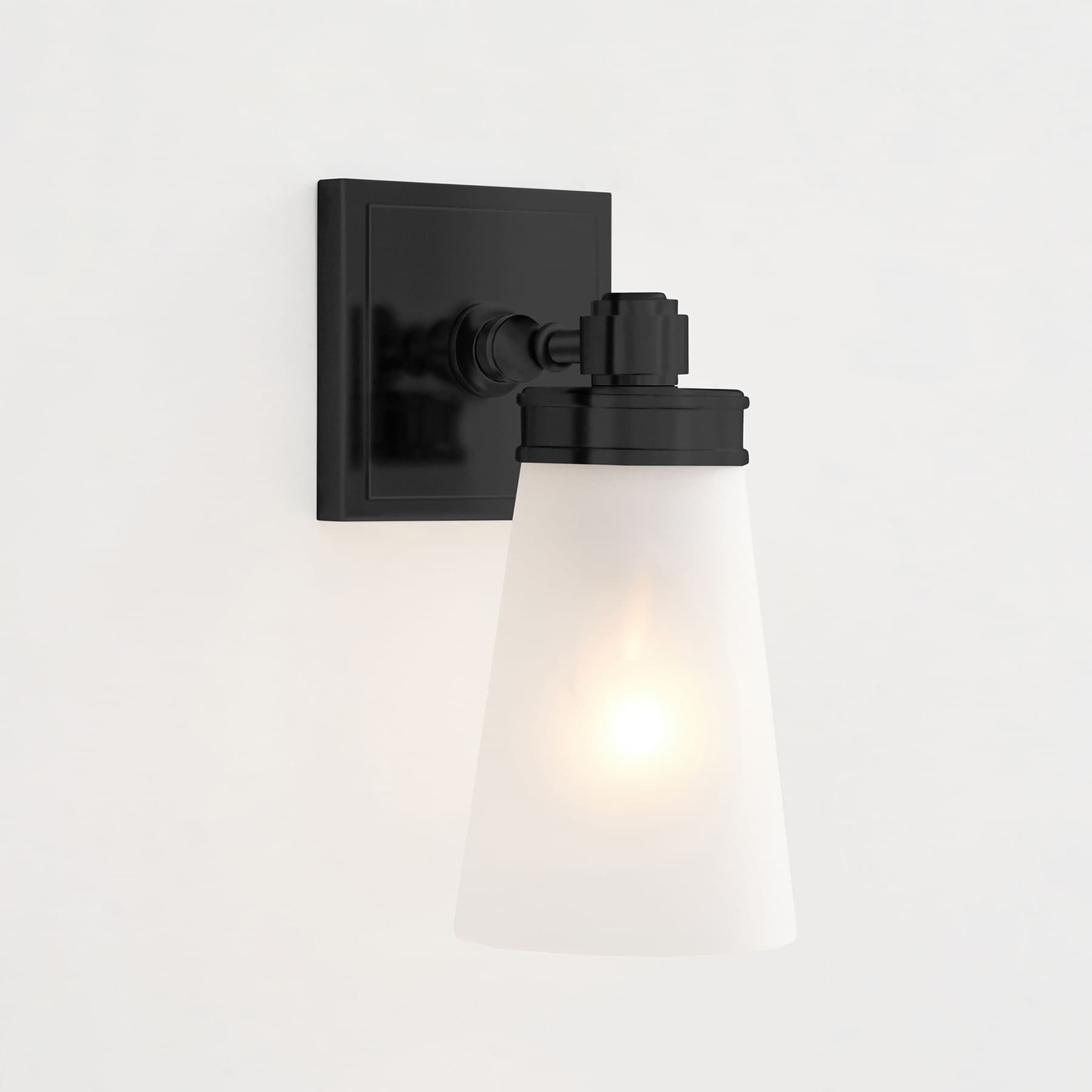 Derlina Wall Sconce Light - Zinc Alloy with Glass Shade in Modern Finishes