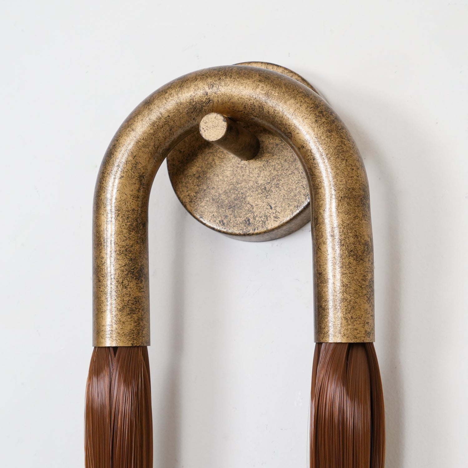 Sophisticated Horsehair Wall Sconce with G9 Base