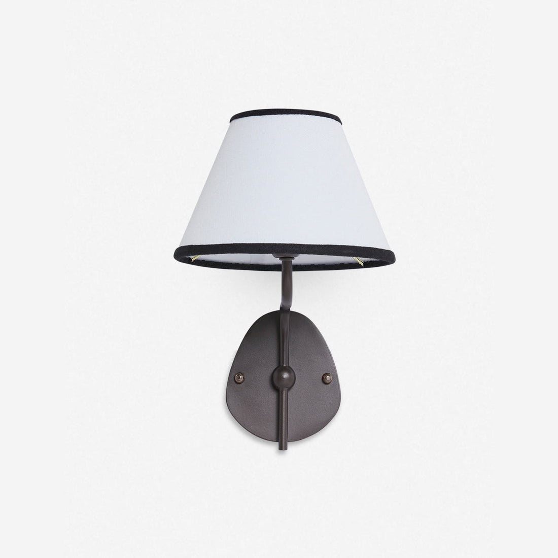 Kulo Fabric Wall Light-Modern Double Arm Linen Wall Sconce for Living Room