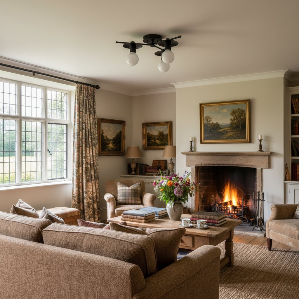 Radiro Globe Industrial Art Deco Light - Unfinished Brass Chandelier with Backsplashes