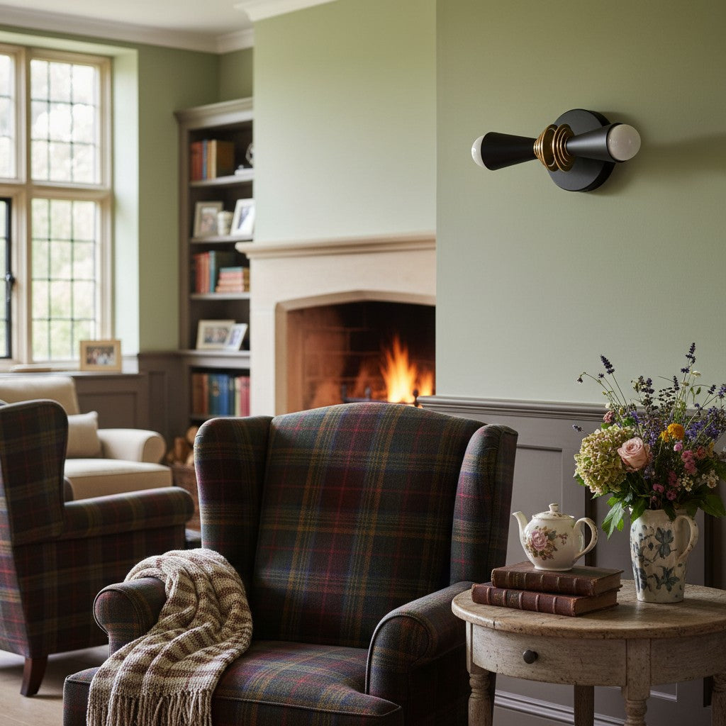 Pyralis Cone Art Deco Wall Light - Multi-Directional Sconce for Vanity or Wall