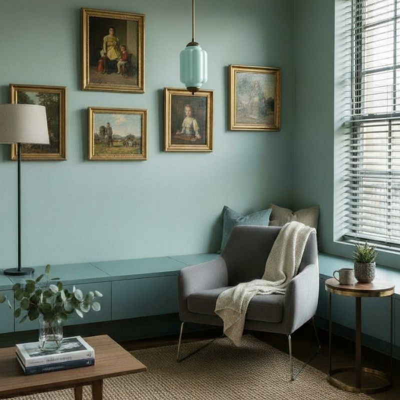 Suspension Eloise en verre laiteux – Lampe vintage fine pour salon