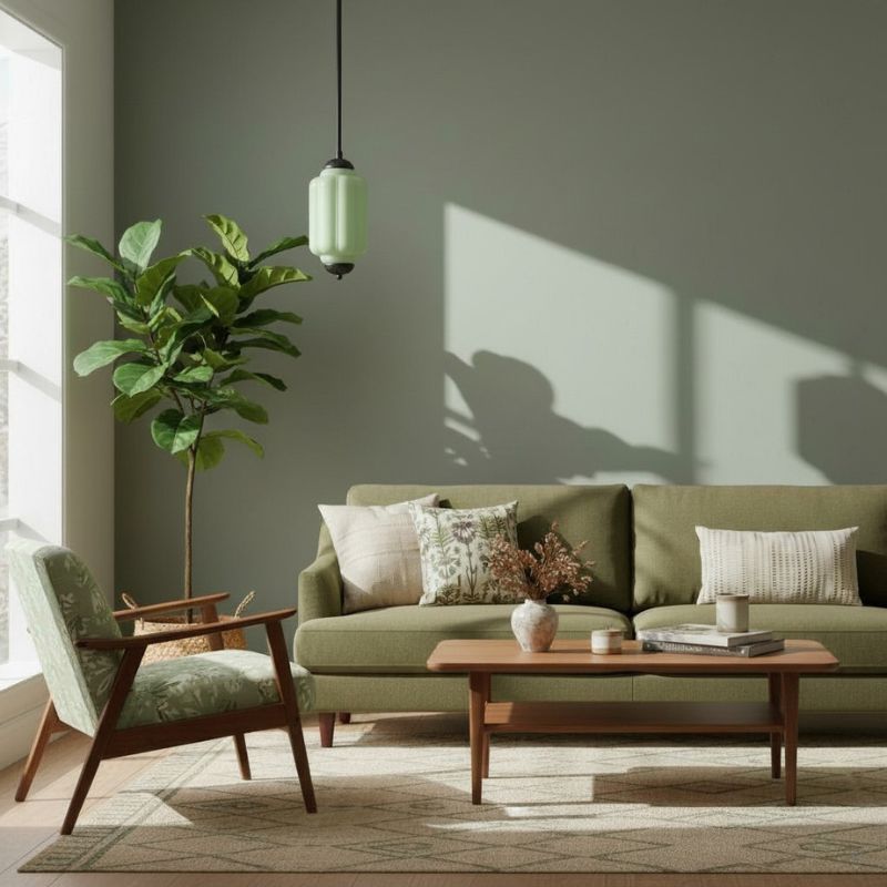 Suspension Eloise en verre laiteux – Lampe vintage fine pour salon