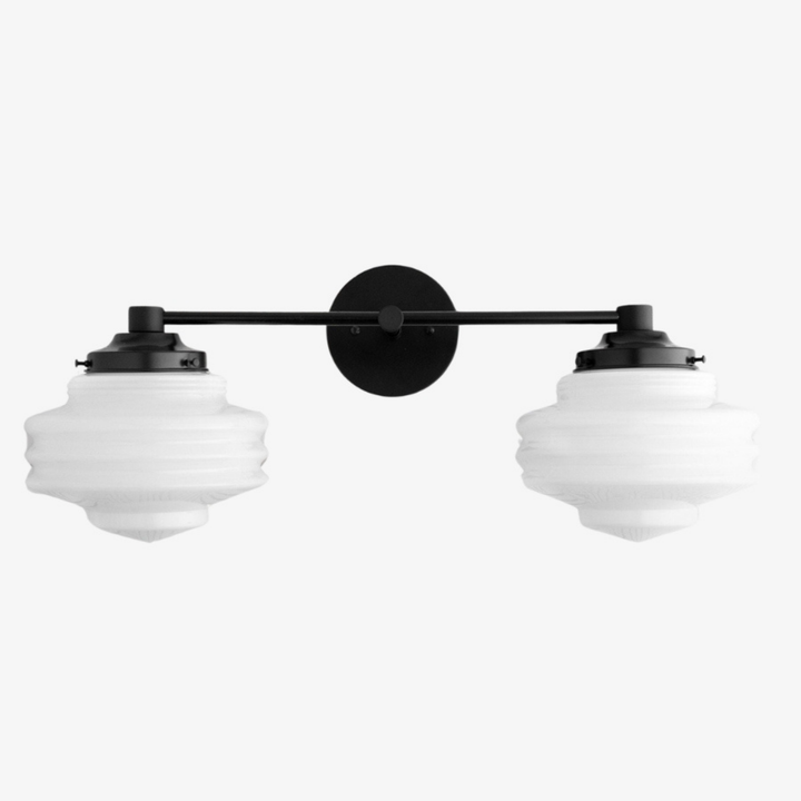 Geotower Glass Modern Wall Sconce - Glass Globe Light - Elegant Home Fixture