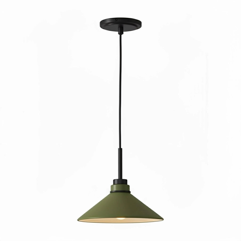 Aurenza Modern Farmhouse Pendant Light - Adjustable Shade for Warm Ambiance