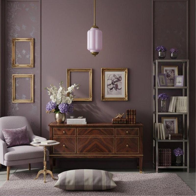 Suspension Eloise en verre laiteux – Lampe vintage fine pour salon