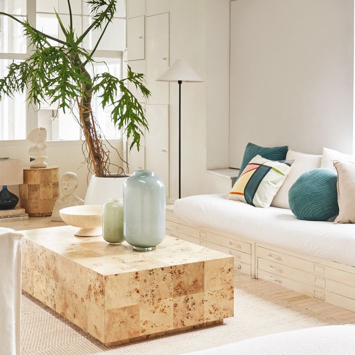 Lampes de table et lampadaires Diora - Abat-jour en lin Style linéaire moderne Accent sophistiqué