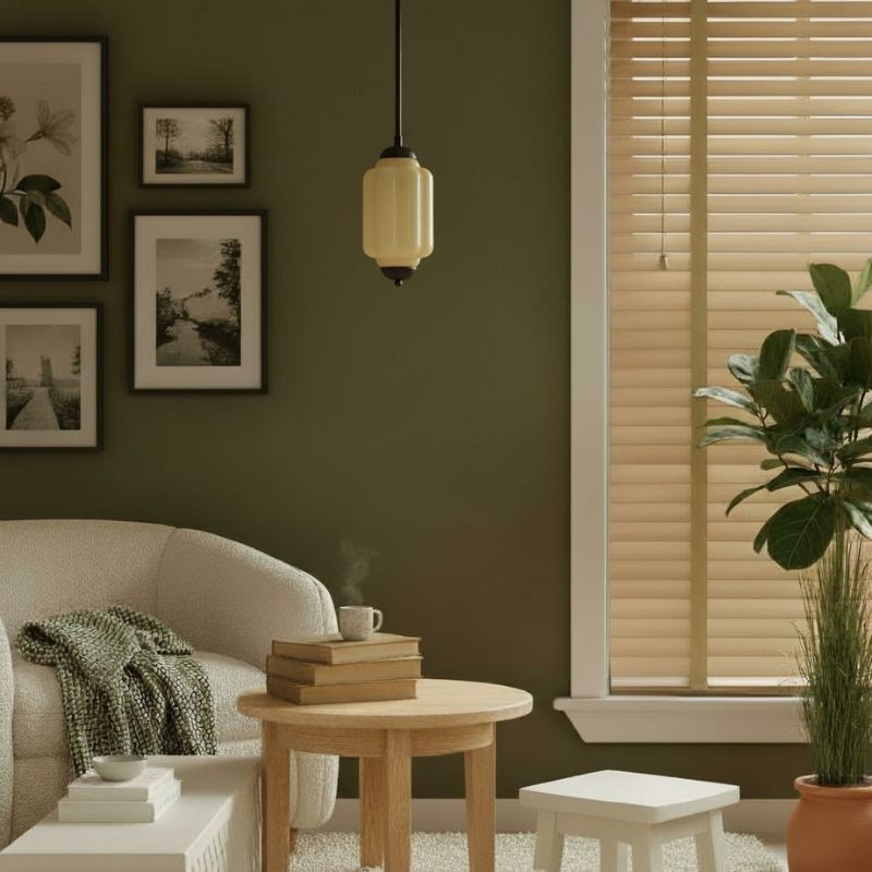 Suspension Eloise en verre laiteux – Lampe vintage fine pour salon
