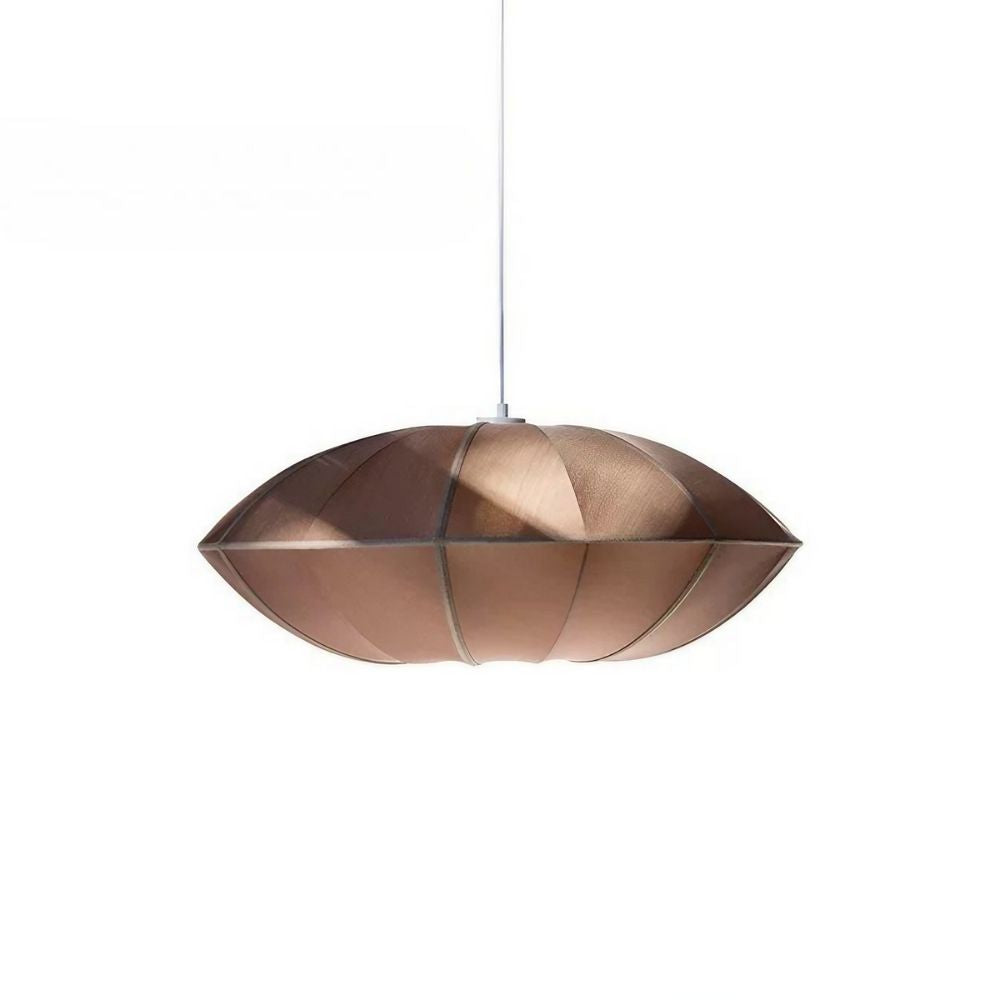 Silk Pendant Light - Nordic White Fabric Shade Design