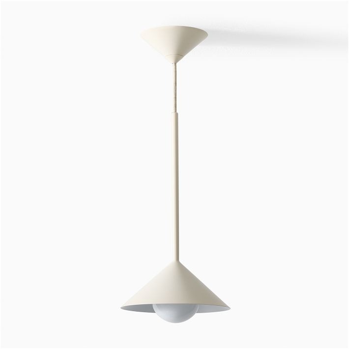 Suspension réglable Brivana – Abat-jour conique pour cuisine ou salle à manger