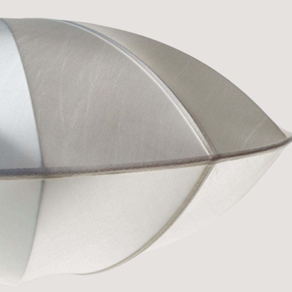 Silk Pendant Light - Nordic White Fabric Shade Design