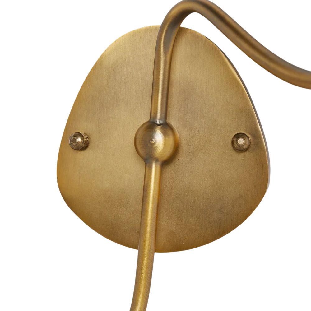 Fabric Double Wall Sconce - Elegant Swan Neck Wall Lights for Bedroom