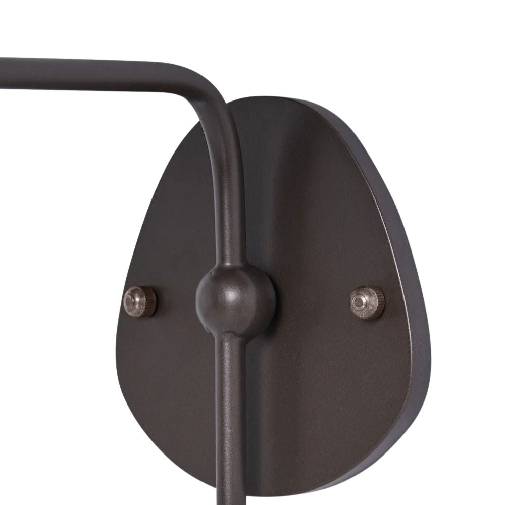 Fabric Double Wall Sconce - Elegant Swan Neck Wall Lights for Bedroom