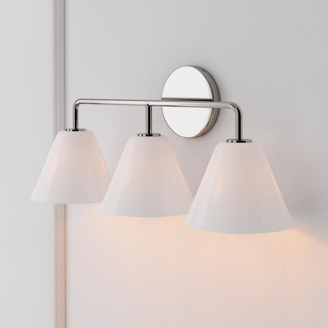 Applique murale Conica Cone - Éclairage moderne en verre à 1, 2 ou 3 lumières