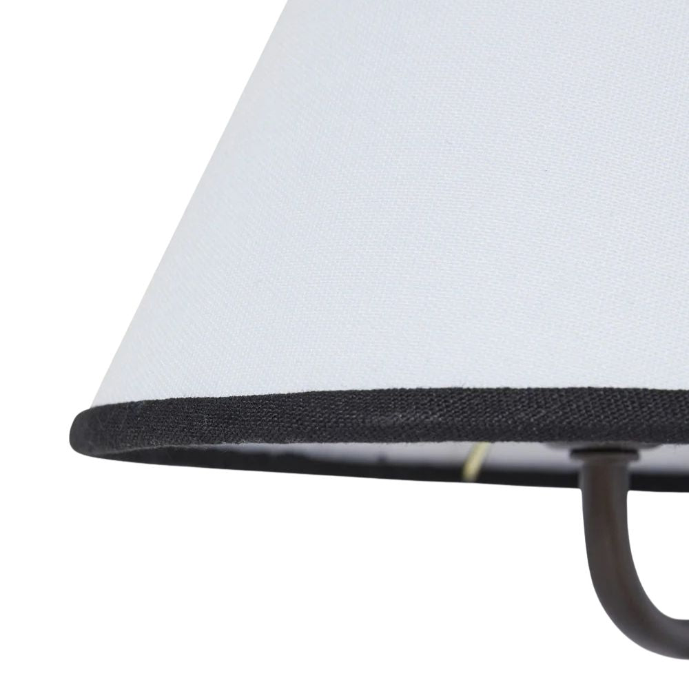 Fabric Double Wall Sconce - Elegant Swan Neck Wall Lights for Bedroom