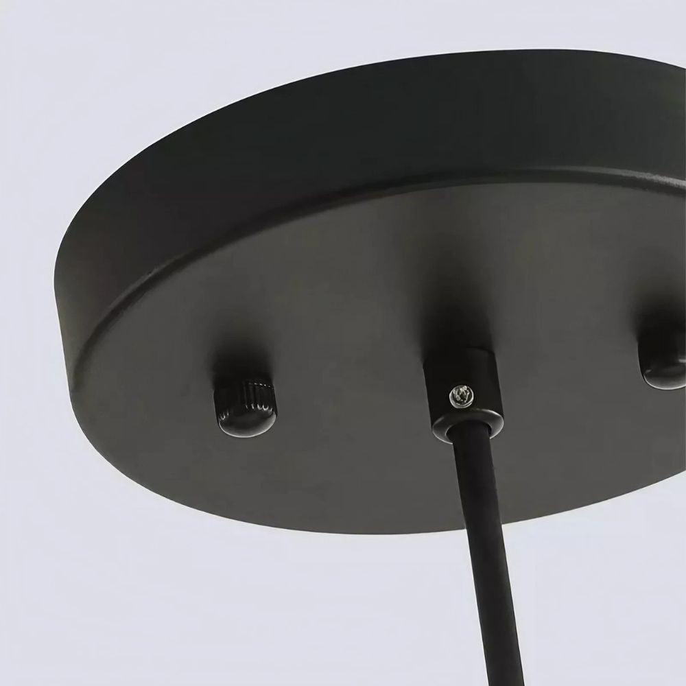 Fabric Flush Mount Light - Handcrafted Linen Drum Shade Pendant Lamp