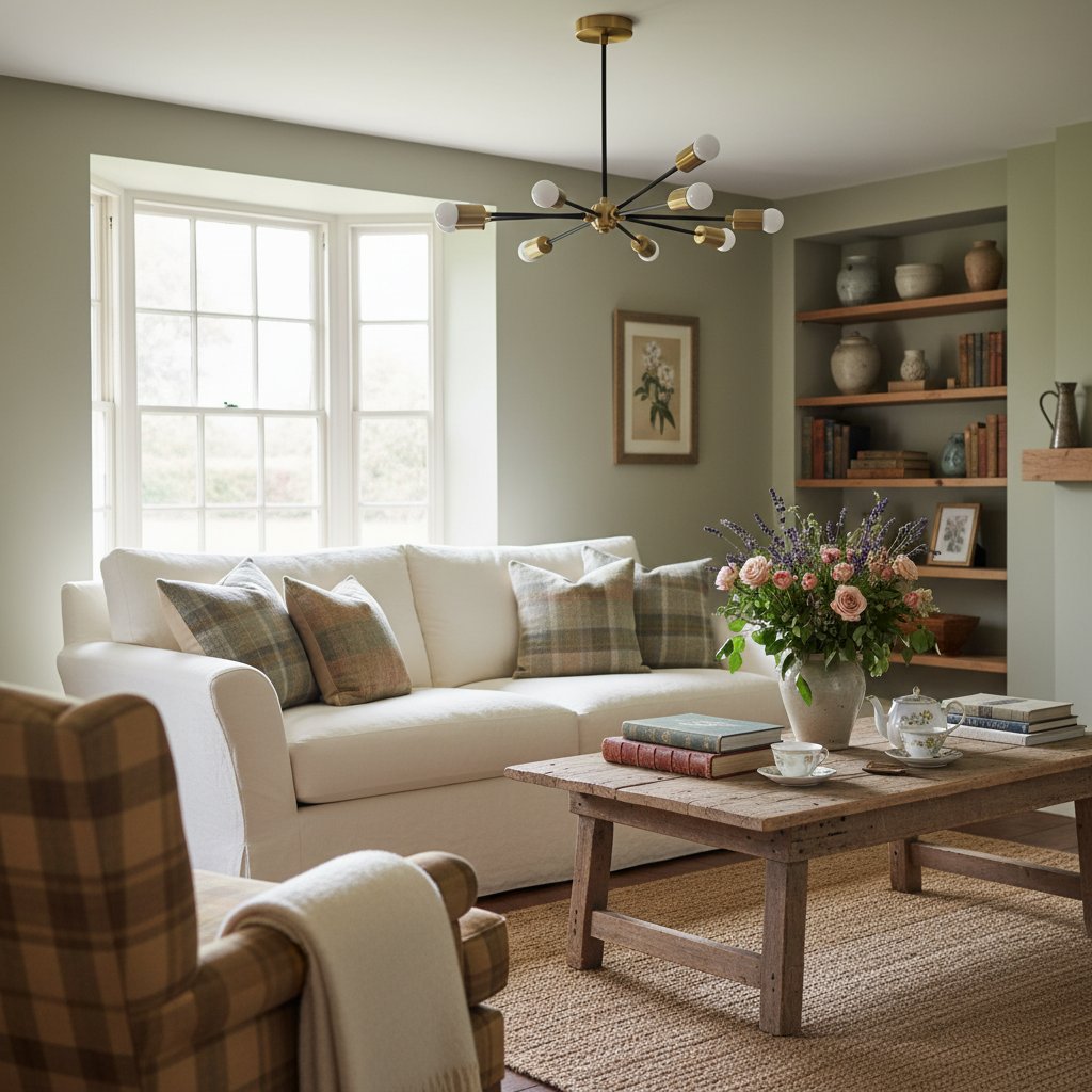 Mobilux Line Modern Chandelier - Mid Century Ceiling Light Fixture