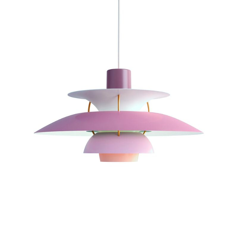 Suspension multicouche danoise - Lampe de salle à manger scandinave en métal