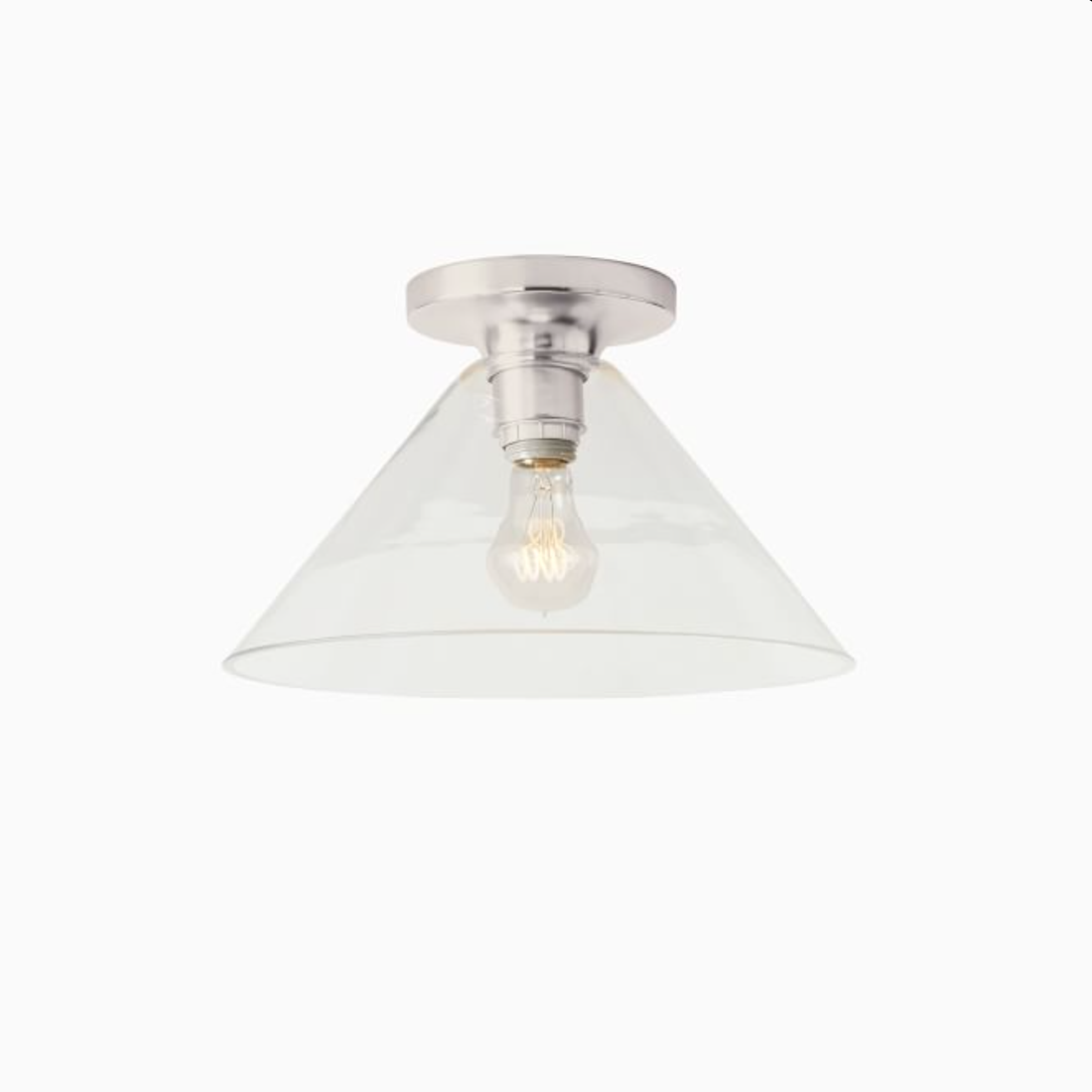Plafonnier encastré Conica Cone – Plafonnier en verre pour espaces modernes
