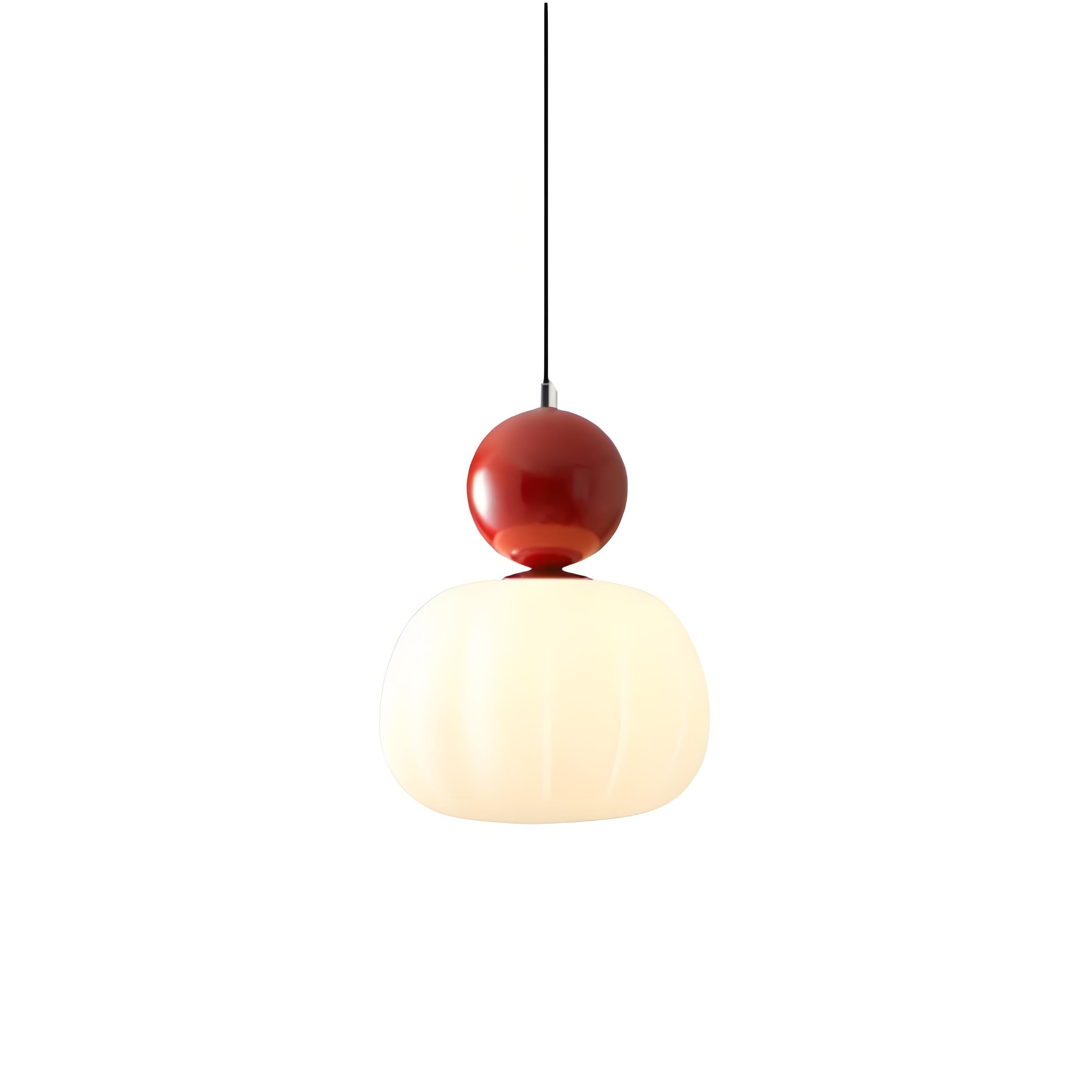 Candy Shape Pendant Lamp – Modern Cream Art Deco Hanging Light