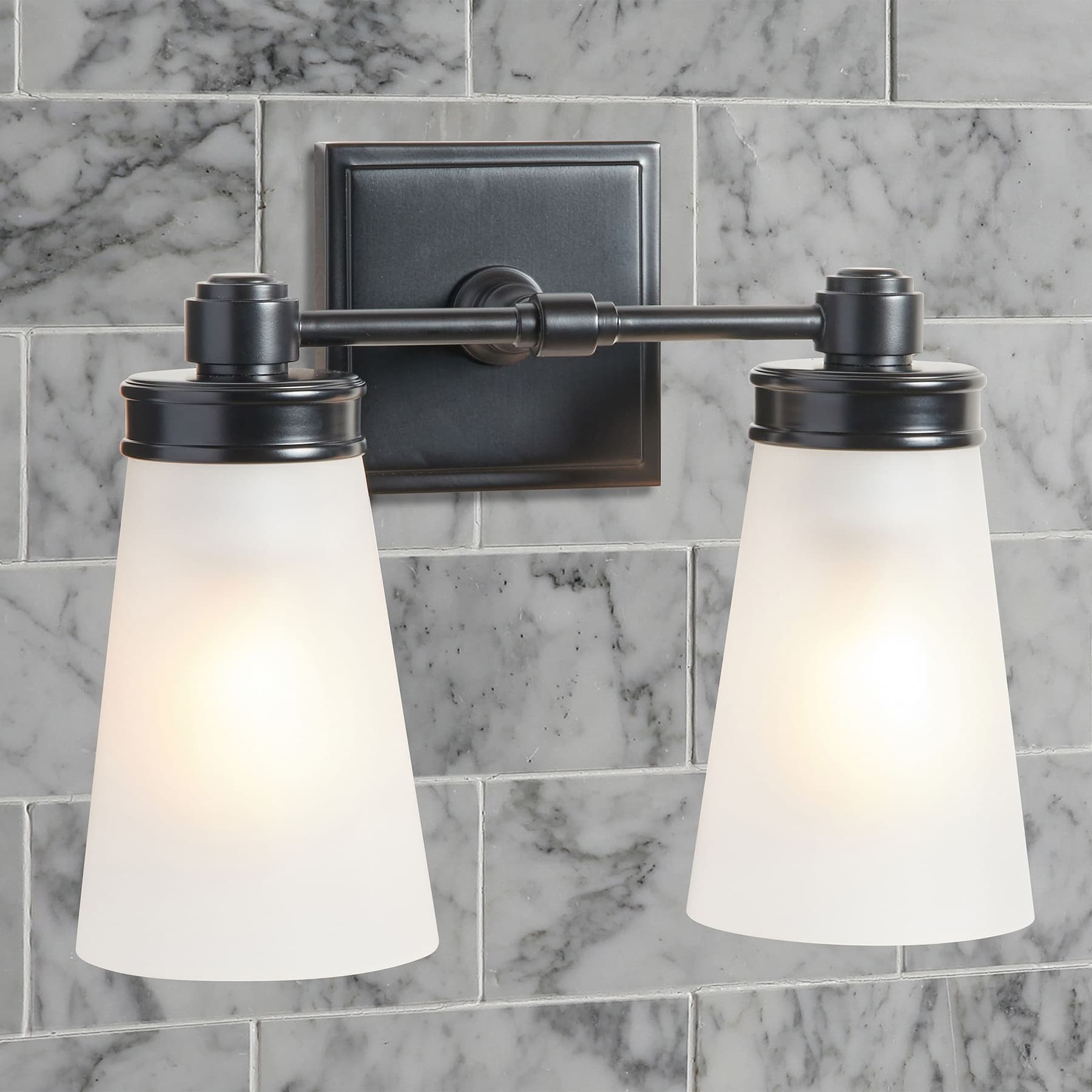 Derlina Wall Sconce Light - Zinc Alloy with Glass Shade in Modern Finishes