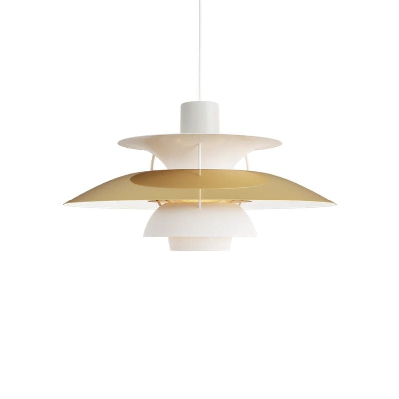 Suspension multicouche danoise - Lampe de salle à manger scandinave en métal