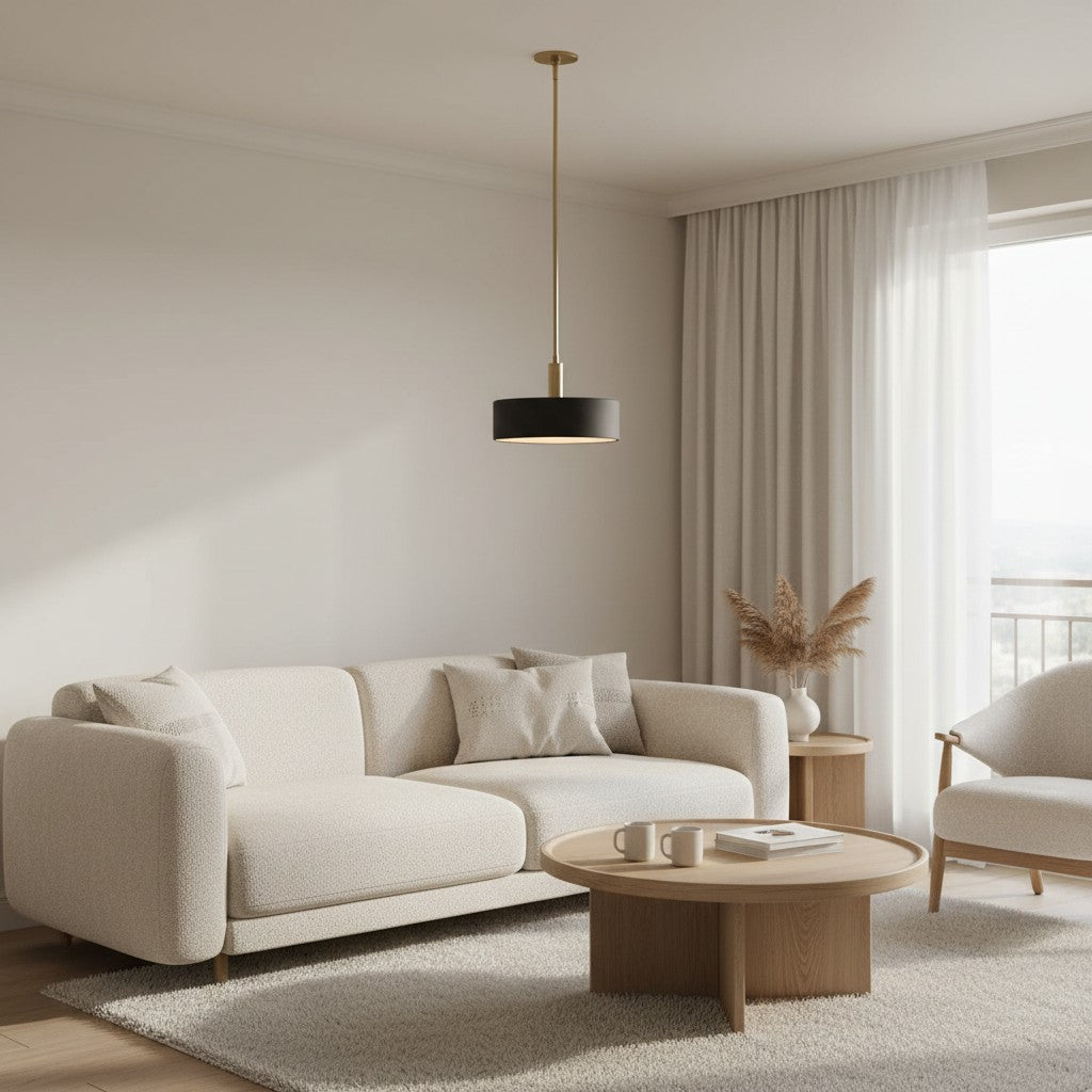 Cerova Modern Ivory Porcelain Pendant Light – Soft Organic Design for Kitchen Island