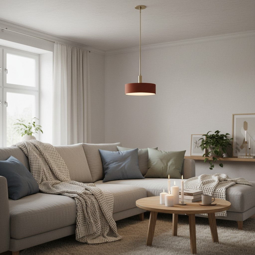 Cerova Modern Ivory Porcelain Pendant Light – Soft Organic Design for Kitchen Island