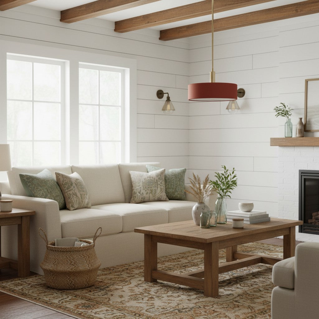 Cerova Modern Ivory Porcelain Pendant Light – Soft Organic Design for Kitchen Island