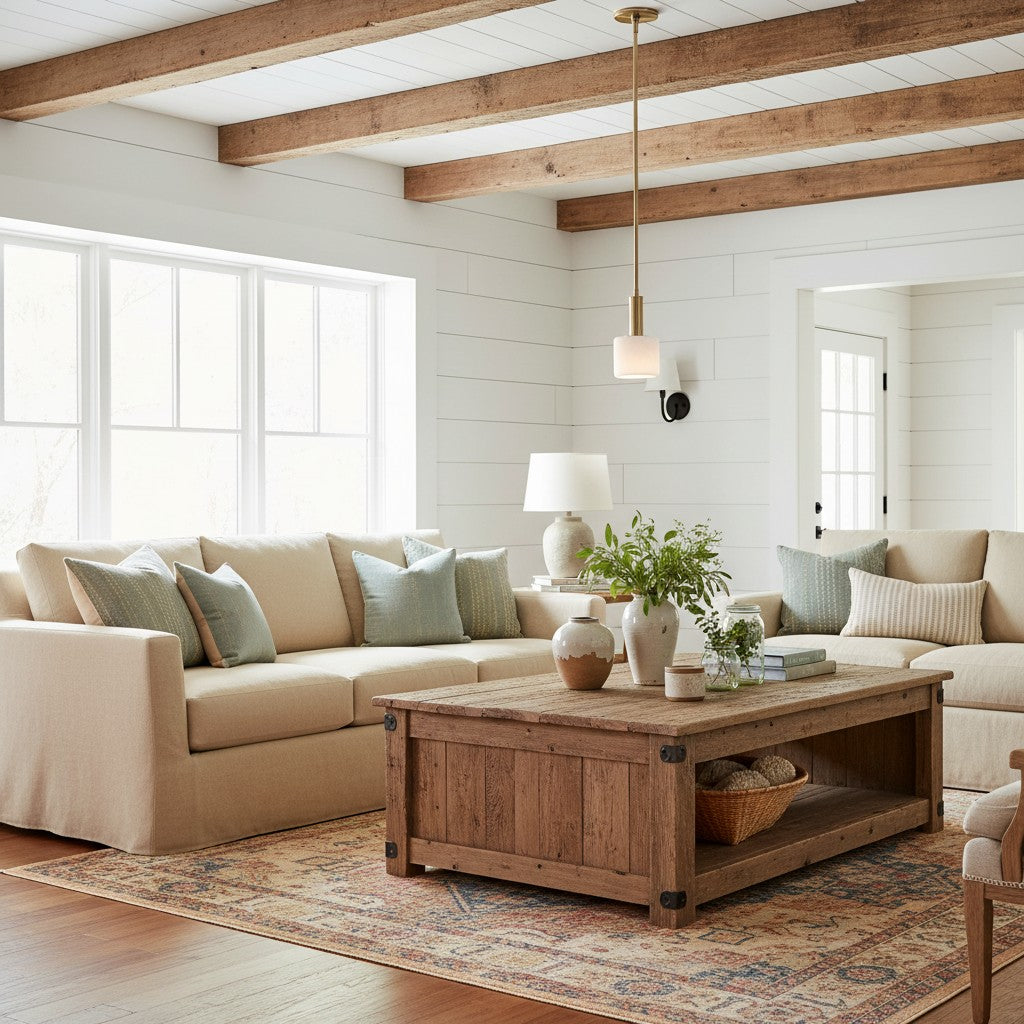 Cerova Modern Ivory Porcelain Pendant Light – Soft Organic Design for Kitchen Island